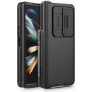 Pouzdro a kryt na mobilní telefon Pouzdro Nillkin CamShield PRO Slot+Stand Samsung Galaxy Z Fold 4 5G černé