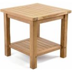 Divero Odkládací týkový stolek DIVERO - 50 cm D47267 – Zboží Dáma