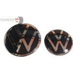 VW znak/emblém MK8 Golf 8 chrom - sada 2kusy | Zboží Auto