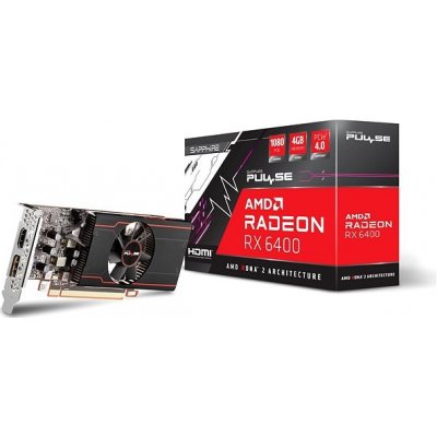 SAPPHIRE PULSE Radeon RX 6400 GAMING 4G 11315-01-20G