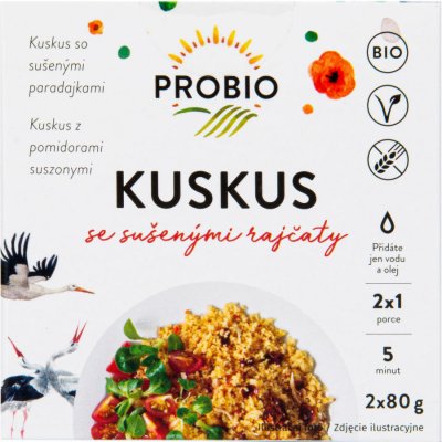 ProBio Kuskus se sušenými rajčaty 2 x 80 g – Hledejceny.cz