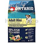 Ontario Adult Mini 7 Fish & Rice 2,25 kg – Hledejceny.cz