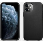 iCarer Kožený kryt na iPhone 12 mini - iCarer, Original Black – Zboží Mobilmania