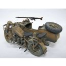 Italeri German Military Motorcycle with Sidecar 1:9