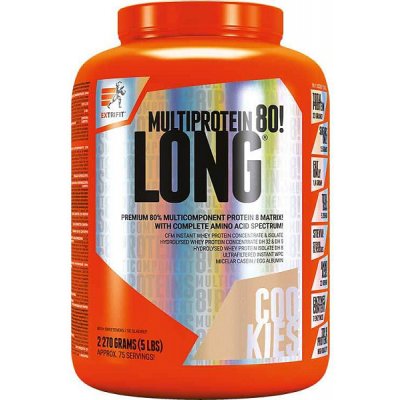 Extrifit Long 80 Multiprotein 2270 g cookies cream
