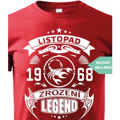 Tričko Zrození legendy červená – Zboží Mobilmania