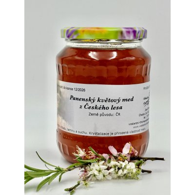 Včelařství Thomayer Květový panenský med z Českého lesa 900 g – Zbozi.Blesk.cz