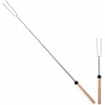 Vidlice na opékání teleskopická s dřevěnou rukojetí – Zboží Dáma