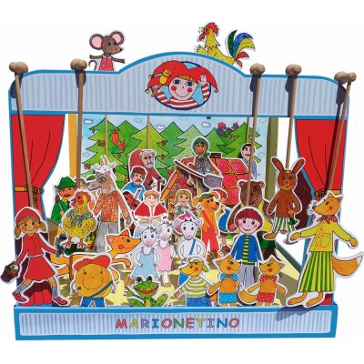 Marionetino loutkové divadlo 30 loutek – Zboží Mobilmania