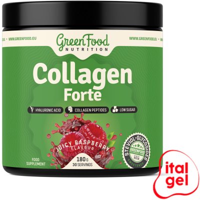 GreenFood Nutrition Collagen forte malnový juice 180 g – Hledejceny.cz