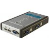 D-Link DKVM-4U 4-Port KVM switch, USB, včetně 2 ks 1.8m kabelů