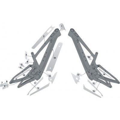 Ochrana rámu Syncros kit Frame Protection kit Lumen e Ride – Zboží Dáma