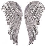 Autronic Křídla andělská z kovu stříbrná FB-1481 – Zboží Mobilmania