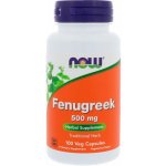 Now Foods Foods Fenugreek Pískavice řecké seno 500 mg 100 rostlinných kapslí – Hledejceny.cz