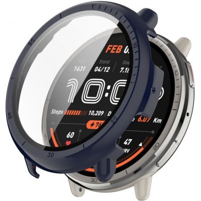VSECHNONAMOBIL 105102 PC FULL COVER Plastový kryt se sklem pro Amazfit Active 2 modrý – Zboží Živě
