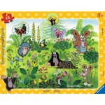 RAVENSBURGER Vkládačka Krtek: Zábava na zahradě 10 dílků – Sleviste.cz