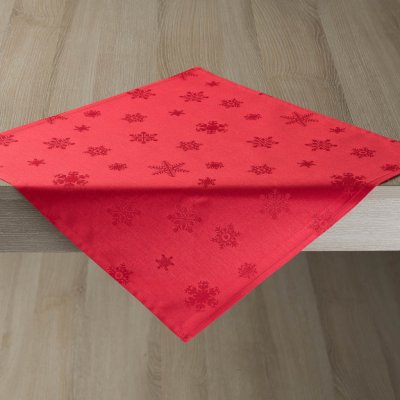 Veba ubrus GARBO Vločky červená 140x120cm – Zboží Dáma
