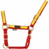 Ohlávky a vodítka pro koně Umbria Ohlávka nylonová Colored Parts Equitazione červená /yellow