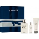 Armani Giorgio Acqua di Gio Pour Homme EDT 100 ml + EDT 15 ml + sprchový gel 75 ml dárková sada – Zboží Mobilmania