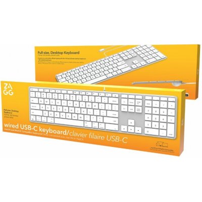 ZAGG Wired USB-C Keyboard Apple 103218549 CZ/SK – Sleviste.cz
