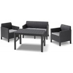 Keter ORLANDO + LYON stůl grafit – Zboží Mobilmania