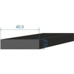 0596140 Pryžový profil 10x40mm, EPDM 70°Sh obdélníkový – Sleviste.cz