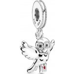 P&J Jewellery Stříbrný visací přívěsek Sova Hedvika HP15 – Zboží Mobilmania