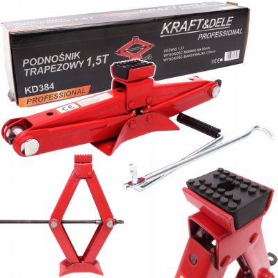 KRAFT&DELE Nůžkový zvedák na auto 1,5t KD384 | Zboží Auto
