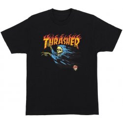 Santa Cruz triko Thrasher OBrien Reaper S/S Regular T-Shirt Mens Black 146558