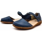 Rieker Dámské kožené sandále M0969 modré – Zboží Mobilmania