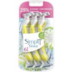 Gillette Simply Venus 3 Plus Yellow 6 ks – Sleviste.cz