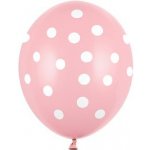 Qualatex USA Balónky latexové růžové s puntíky 30 cm