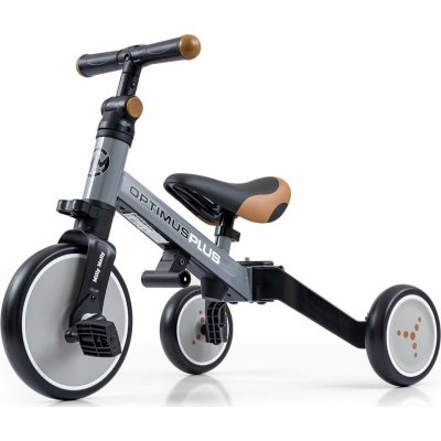 Milly Mally 4v1 Optimus Plus s vodící tyčí grey – Sleviste.cz
