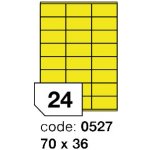 Rayfilm 70x36 mm 100 archů, fluo žlutá, R0131.0527A – Sleviste.cz