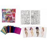 Teddies Kreativní sada módní návrhářka kouzlení fóliovými obrázky v sáčku 23,5x23cm 00310059-XG – Hledejceny.cz