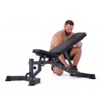 TRINFIT Bench L5 Pro s kopačem + bicepsovou opěrkou + kladkou – Zboží Dáma