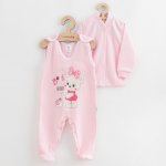 New Baby 2-dílná souprava myška růžová – Zboží Dáma