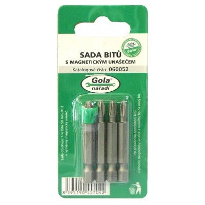 GOLA Sada bitů PH2 s magnetickým unašečem 060052 – Zboží Dáma