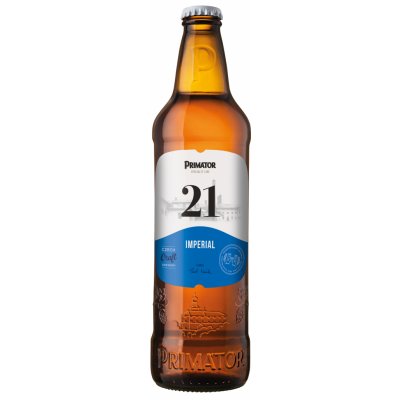 Primátor 21 Imperial světlé pivo 9% 0,5 l (sklo)