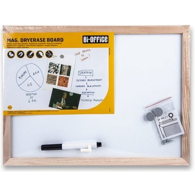 BI-OFFICE Magnetická nástěnka 40 x 30cm – Zboží Živě