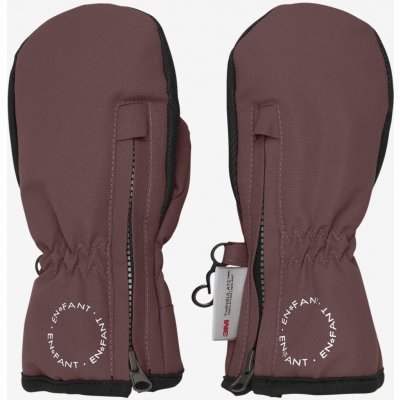 Enfant Zimní zateplené palčáky se zipem Rose Taupe – Zboží Dáma