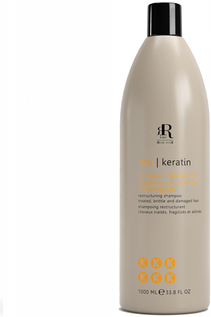 RR Keratin Star šampon pro poškozené vlasy 1000 ml