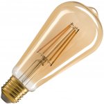 SLV žárovka LED 1005265 ST64 E27 7,5W 700lm 2500K stmívatelná úhel 320° zlatá – Hledejceny.cz