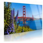 Skleněný obraz - Golden Gate Bridge, San Francisco, jednodílný 70x50 cm na skle – Hledejceny.cz