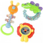 Rappa Sada chrastítka veselá zvířátka 3 ks – Sleviste.cz