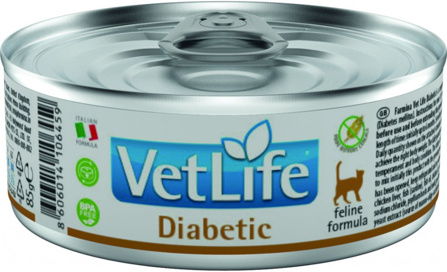 Vet Life Natural Cat Diabetic 12 x 85 g