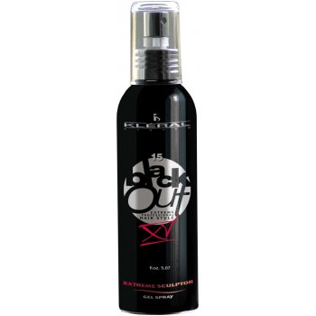 Kléral Black Out Extreme Sculptor Gel XV profesionální gel na vlasy ve spreji 150 ml