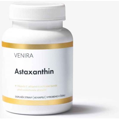 VENIRA astaxanthin, přírodní antioxidant, 60 kapslí – Zboží Mobilmania