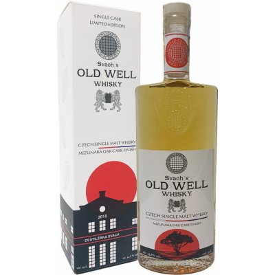 Svach´s Old Well whisky MIZUNARA Oak single cask 54,8% 0,5 l (holá láhev)