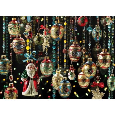 Cobble Hill Vánoční ozdoby 1000 dílků – Zboží Mobilmania